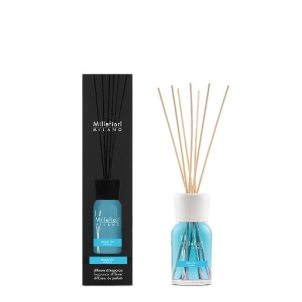 Millefiori Milano Reed Diffuser 100 ml - Acqua Blu Millefiori Milano Reed Diffuser 100 ml - Acqua Blu
